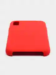 Красный чехол Silicone Case для iPhone XR, с открытым низом
