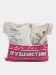 Комкующийся наполнитель Пушистик, 8 л