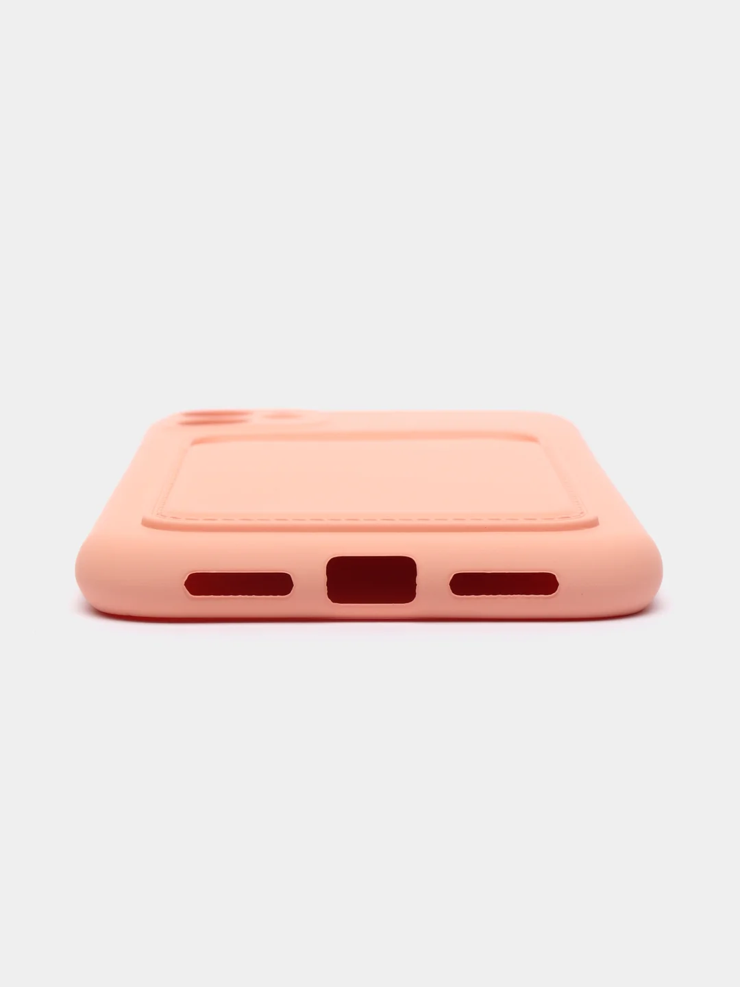 Розовый чехол на iPhone (Айфон) 11, 13, 14, 7 8 Plus X XR XS, 12 Mini Pro Max, с карманом для карт