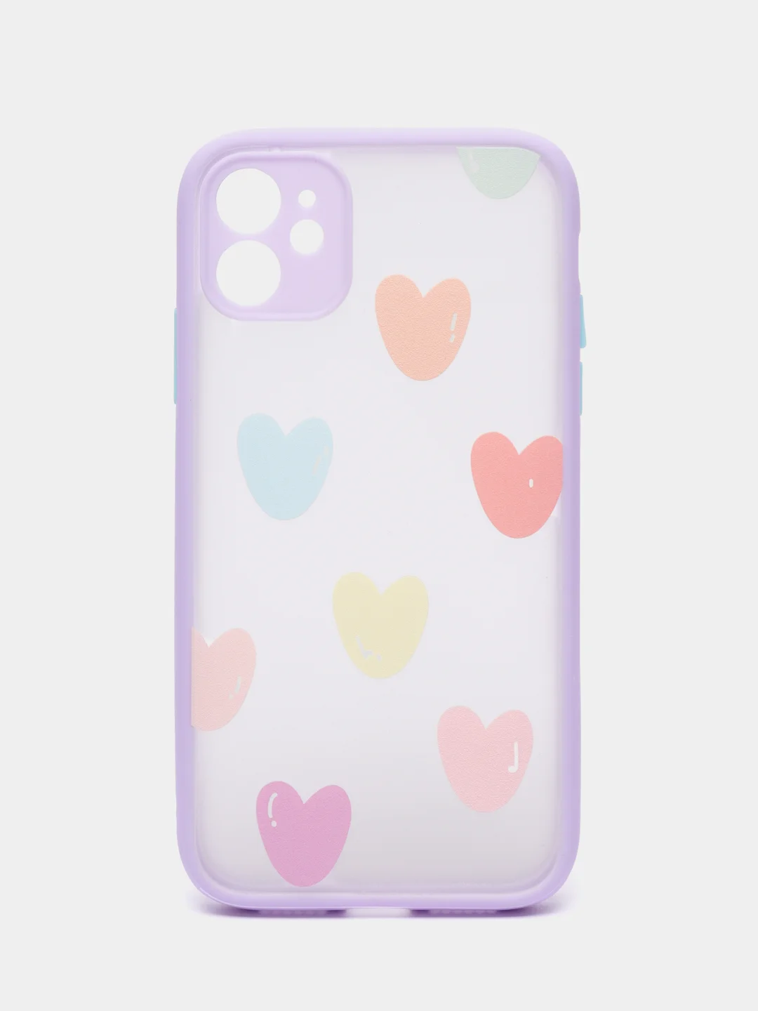Разноцветный чехол на Айфон (iPhone) 11, XR, 7, 8 Plus, SE, 12, 13, 14, 15 Pro Max, пластиковый