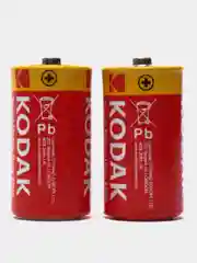 Батарейки Kodak R14 (C), 2 шт