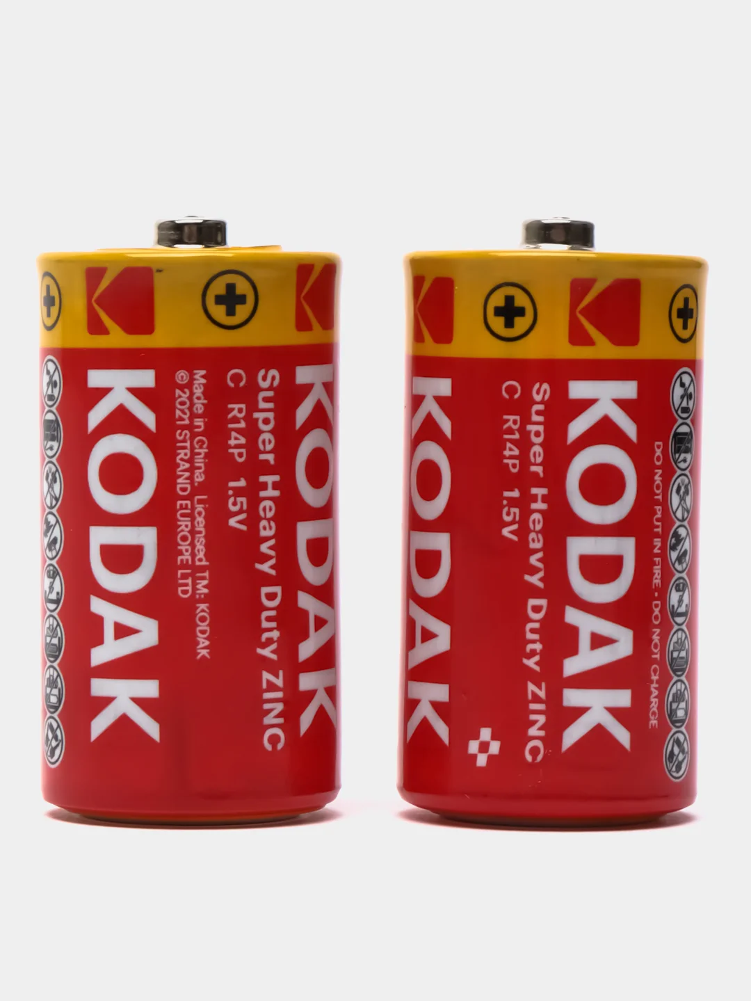 Батарейки Kodak R14 (C), 2 шт