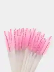 Белый щеточки для ресниц и бровей