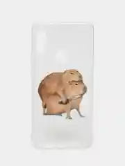 Бежевый чехол на Xiaomi Redmi Note 5/Note 5 Pro / Сяоми Редми Нот 5/5 Про прозрачный, с рисунком