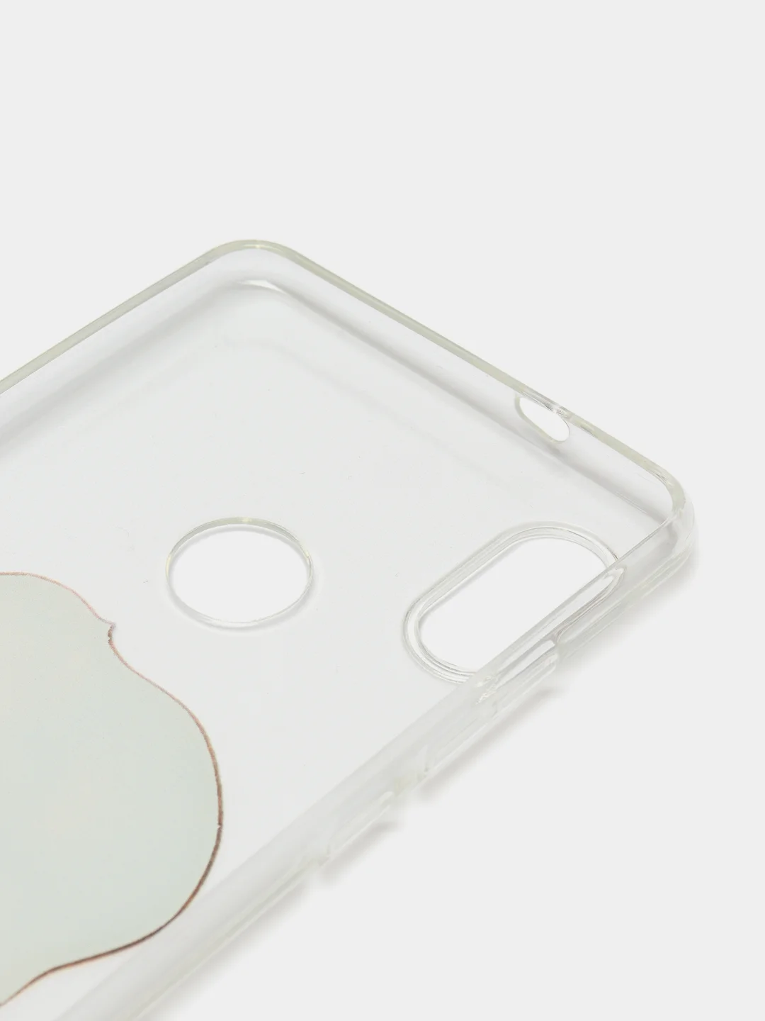 Бежевый чехол на Xiaomi Redmi Note 5/Note 5 Pro / Сяоми Редми Нот 5/5 Про прозрачный, с рисунком