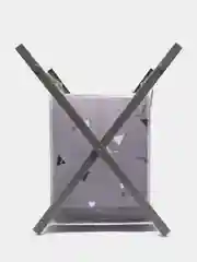 Серый меланж корзина для белья, хранения, складная