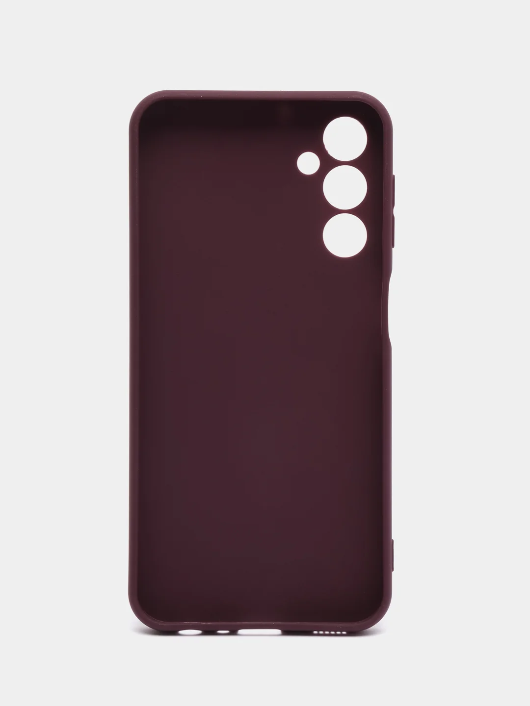 Марсала чехол ROSCO для Samsung Galaxy A24 матовый, силиконовый, тонкий, бортик вокруг камер