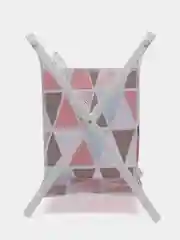 Розовый корзина для белья, хранения, складная