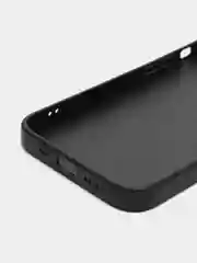 Черный люксовый чехол для Apple iPhone 13 Pro алькантара BROSCORP, замшевый, пластиковый+ силикон