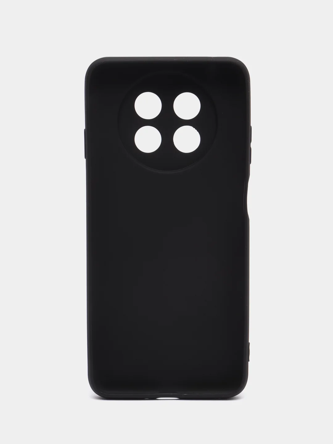 Черный чехол BROSCORP для Huawei Nova Y91 матовый силиконовый тонкий, бортик вокруг камер