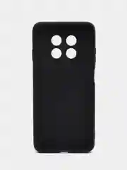 Черный чехол BROSCORP для Huawei Nova Y91 матовый силиконовый тонкий, бортик вокруг камер