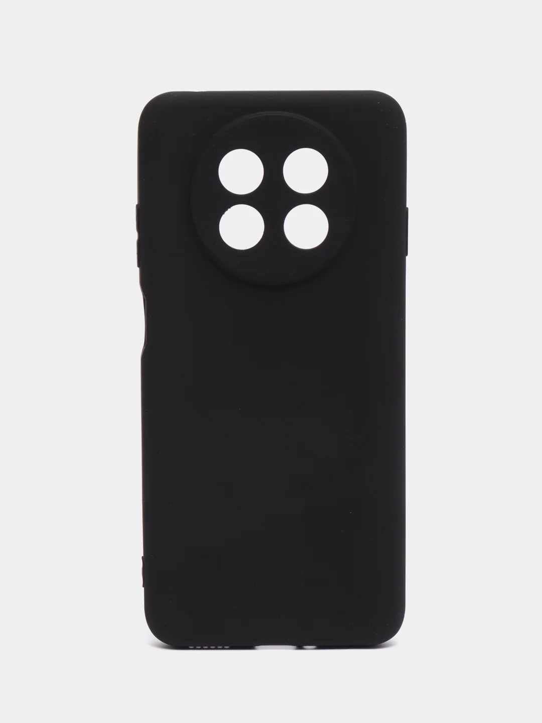 Черный чехол BROSCORP для Huawei Nova Y91 матовый силиконовый тонкий, бортик вокруг камер