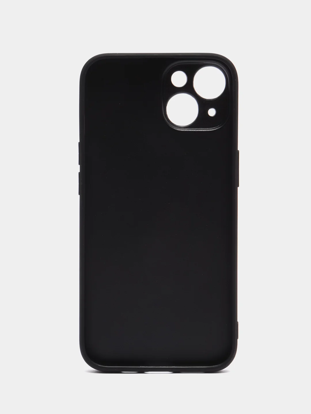 Черный люксовый чехол для Apple iPhone 14 алькантара BROSCORP, замшевый, пластиковый с силиконом
