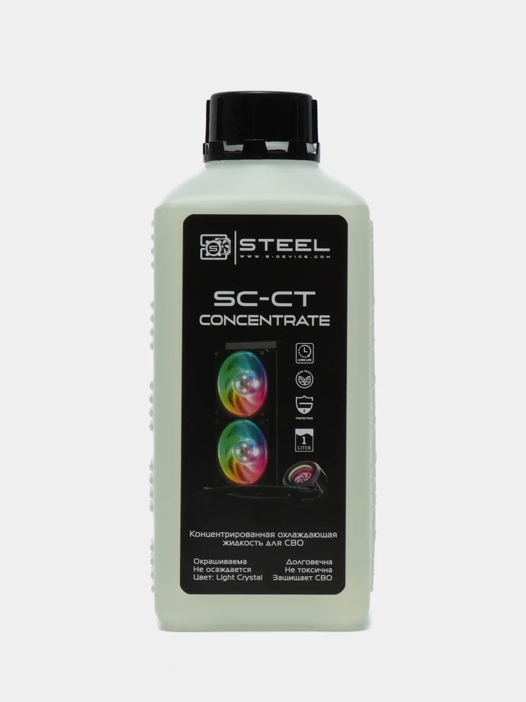 Прозрачный жидкость для системы водяного охлаждения STEEL Coolant SC-CT концентрат, 1000 мл