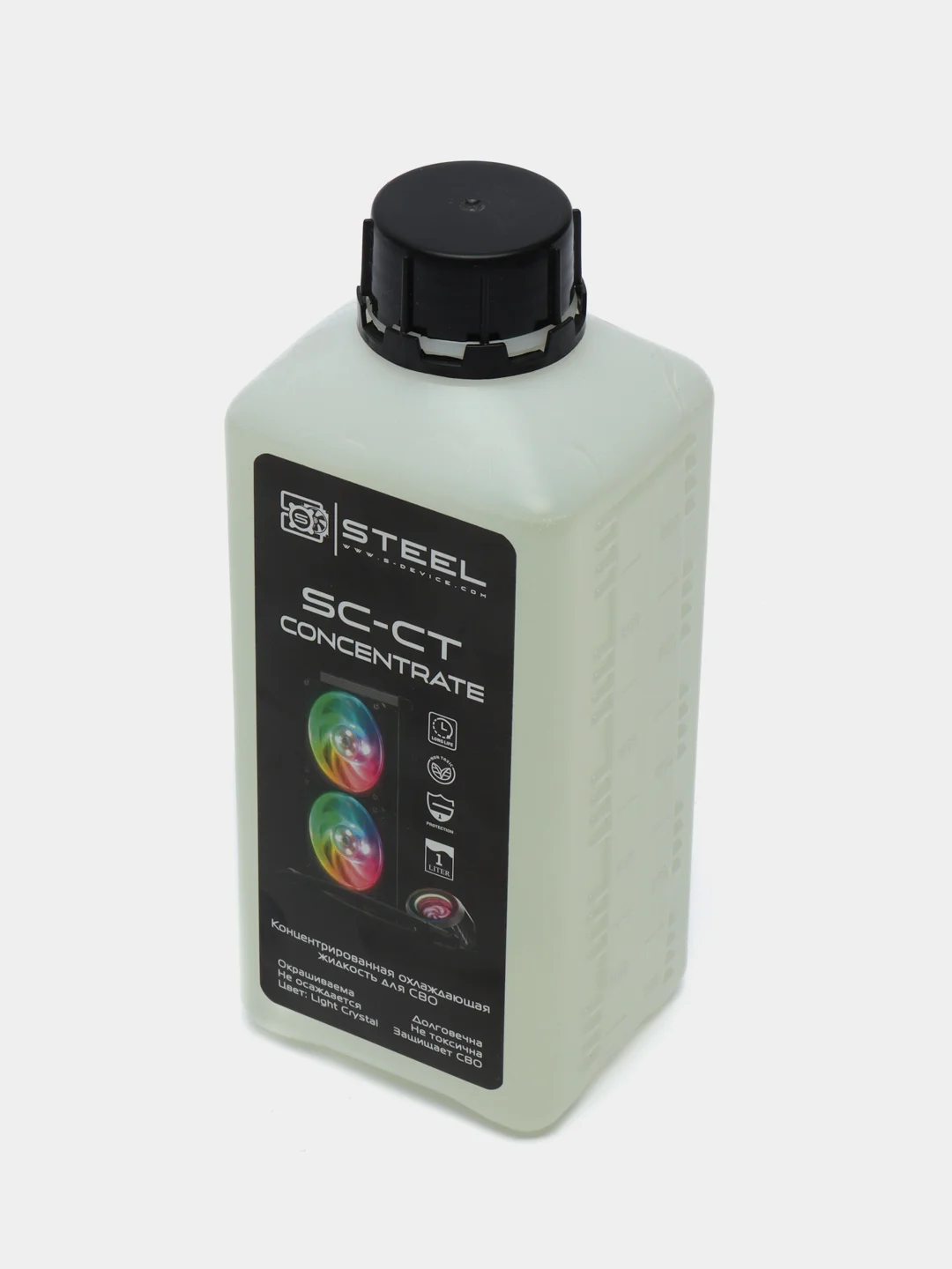 Прозрачный жидкость для системы водяного охлаждения STEEL Coolant SC-CT концентрат, 1000 мл