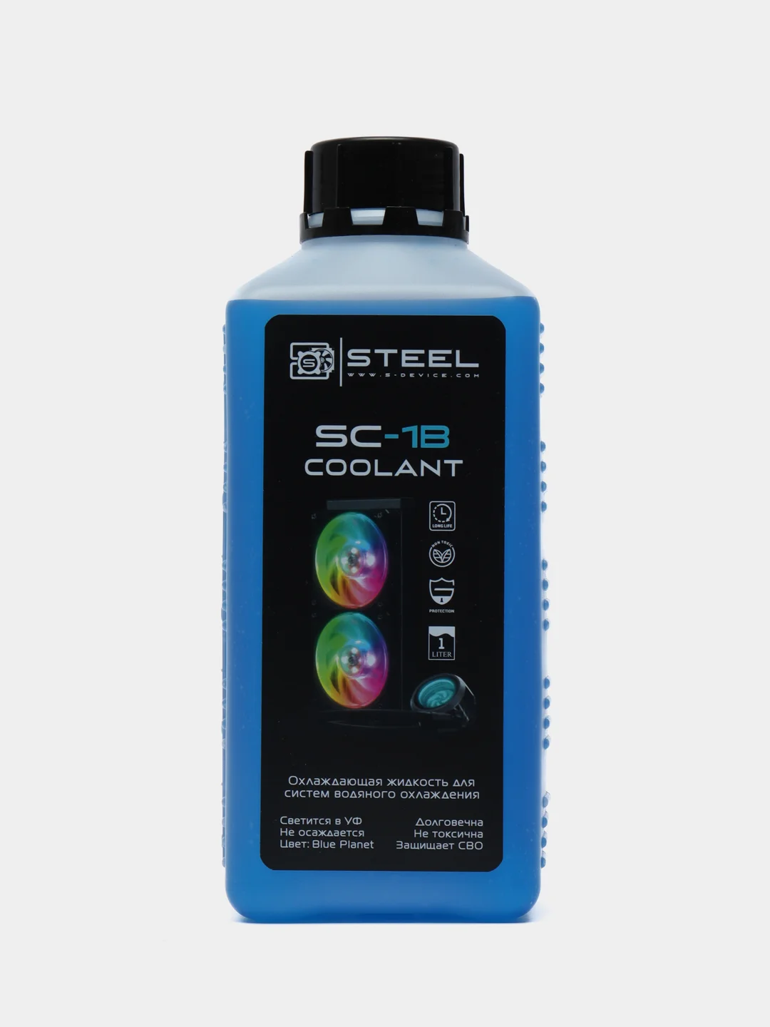 Синий жидкость для систем водяного охлаждения !STEEL Coolant SC-1B, 1000 мл