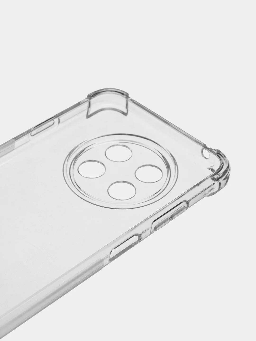 Прозрачный противоударный чехол BROSCORP для Huawei Nova Y91 силиконовый с усиленными углами