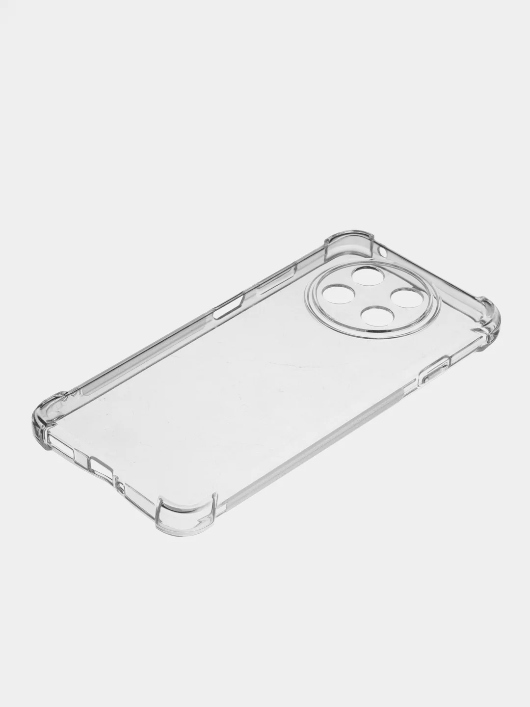 Прозрачный противоударный чехол BROSCORP для Huawei Nova Y91 силиконовый с усиленными углами