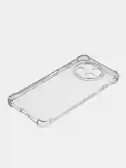 Прозрачный противоударный чехол BROSCORP для Huawei Nova Y91 силиконовый с усиленными углами