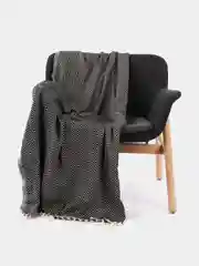 Угольный пештемаль/пляжное покрывало/Парео/Палантин/Шарф/Полотенце Пляжное/Пляжный коврик