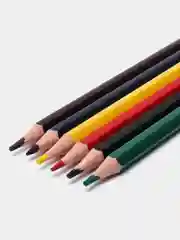 Карандаши цветные, 6 штук, пластиковые, Creativiki