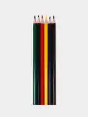 Карандаши цветные, 6 штук, пластиковые, Creativiki