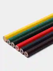 Карандаши цветные, 6 штук, пластиковые, Creativiki