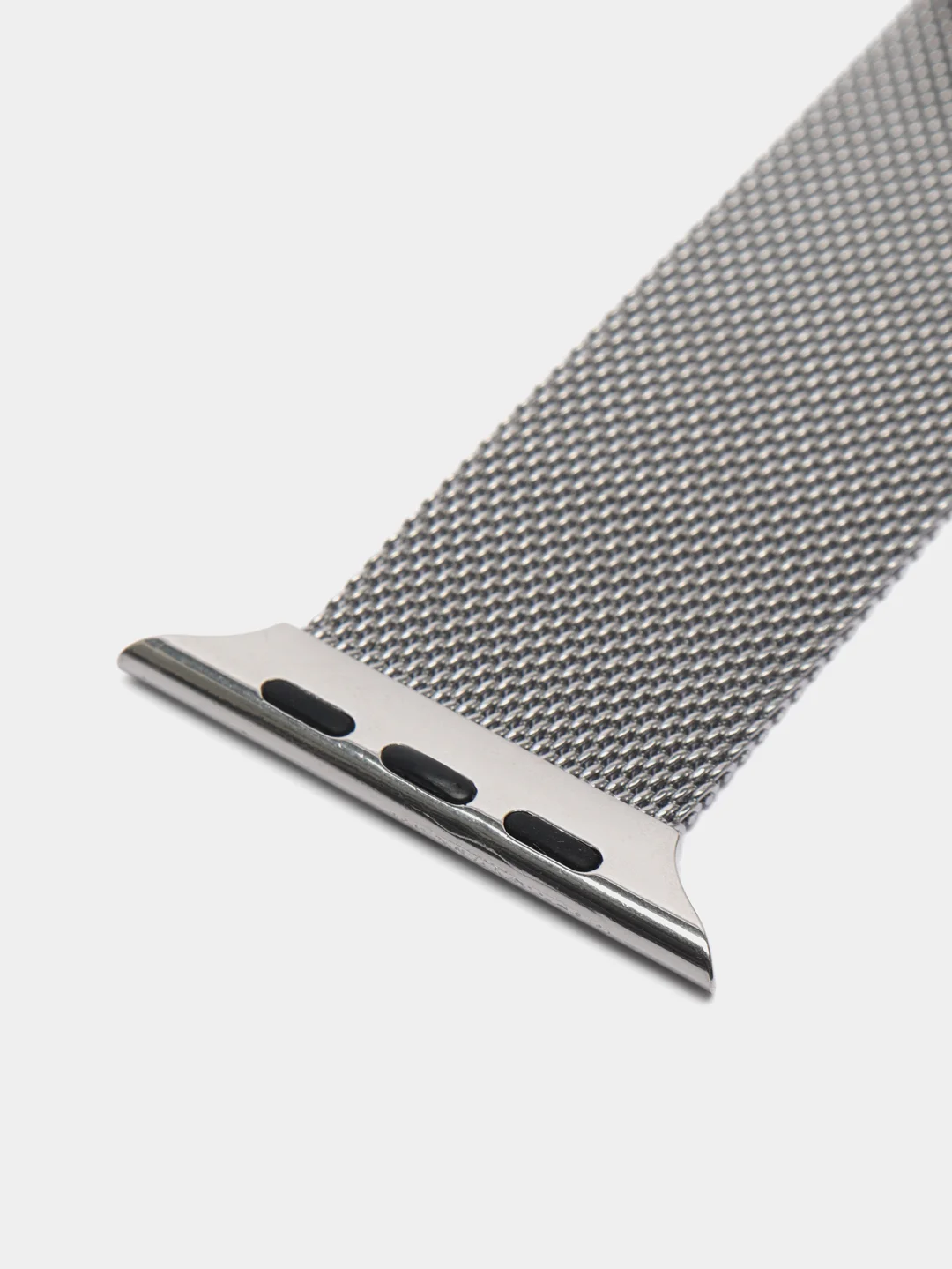 Серебряный ремешок для смарт часов Apple Watch миланская петля, металлический, 42/44/45/49 мм