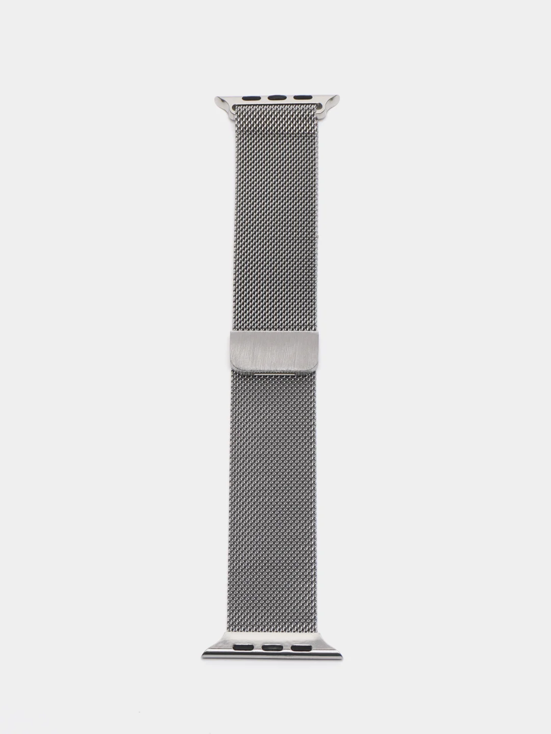 Серебряный ремешок для смарт часов Apple Watch миланская петля, металлический, 42/44/45/49 мм
