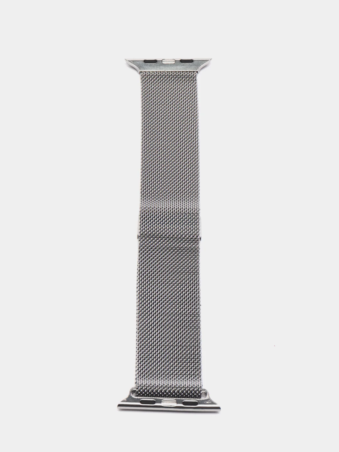 Серебряный ремешок для смарт часов Apple Watch миланская петля, металлический, 42/44/45/49 мм