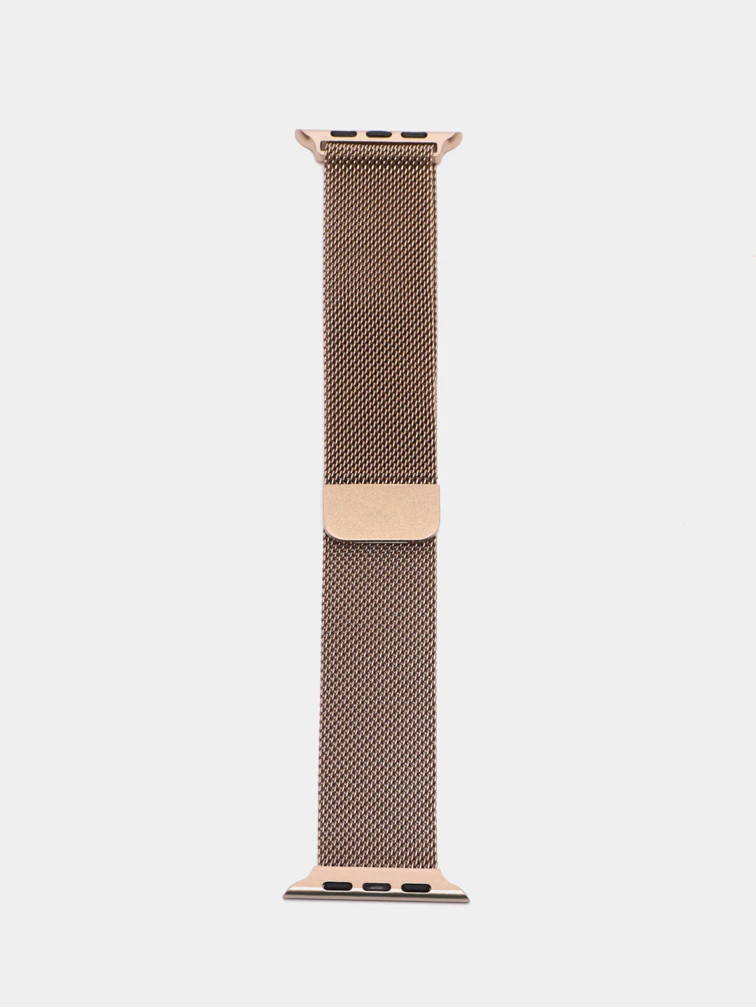 Золотой ремешок для смарт часов Apple Watch миланская петля, металлический, 42/44/45/49 мм