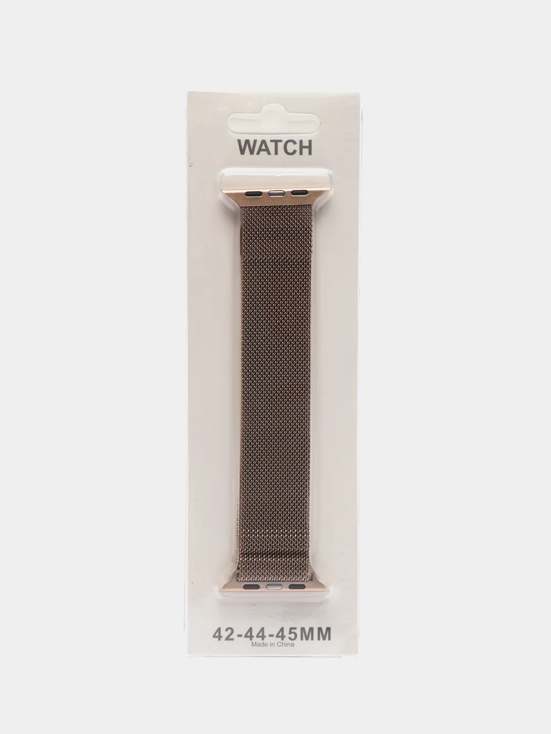 Золотой ремешок для смарт часов Apple Watch миланская петля, металлический, 42/44/45/49 мм