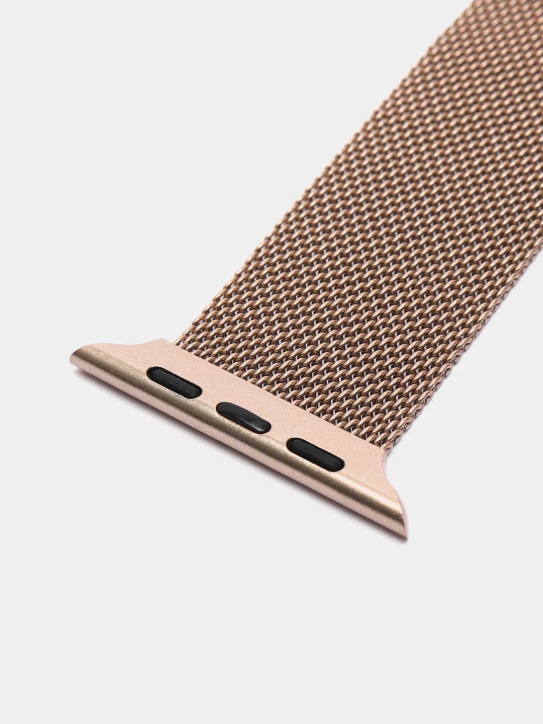 Золотой ремешок для смарт часов Apple Watch миланская петля, металлический, 42/44/45/49 мм