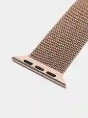 Золотой ремешок для смарт часов Apple Watch миланская петля, металлический, 42/44/45/49 мм