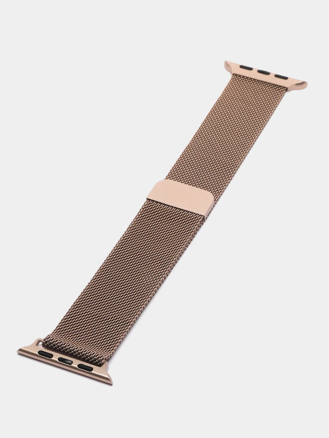 Золотой ремешок для смарт часов Apple Watch миланская петля, металлический, 42/44/45/49 мм