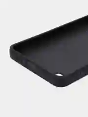 Черный чехол силиконовый Realme C 31 (Реалми С 31), матовый, с защитой камеры