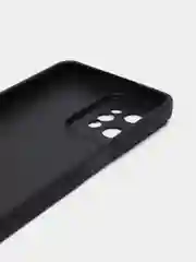 Черный чехол силиконовый Realme C 31 (Реалми С 31), матовый, с защитой камеры