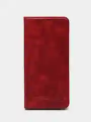 Красный чехол-книжка GQ для Oppo A17 / Oppo A17K (Оппо А 17) из высококачественной эко кожи