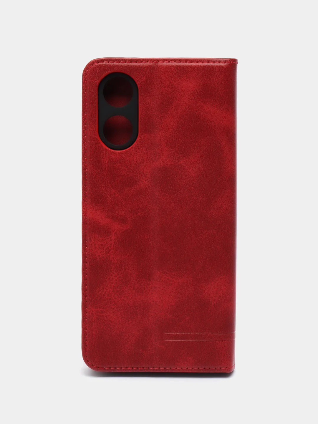 Коричневый чехол-книжка GQ для Oppo A17 / Oppo A17K (Оппо А 17) из высококачественной эко кожи