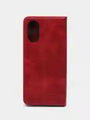 Коричневый чехол-книжка GQ для Oppo A17 / Oppo A17K (Оппо А 17) из высококачественной эко кожи