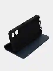 Синий чехол-книжка GQ для Oppo A17 / Oppo A17K (Оппо А 17) из высококачественной эко кожи