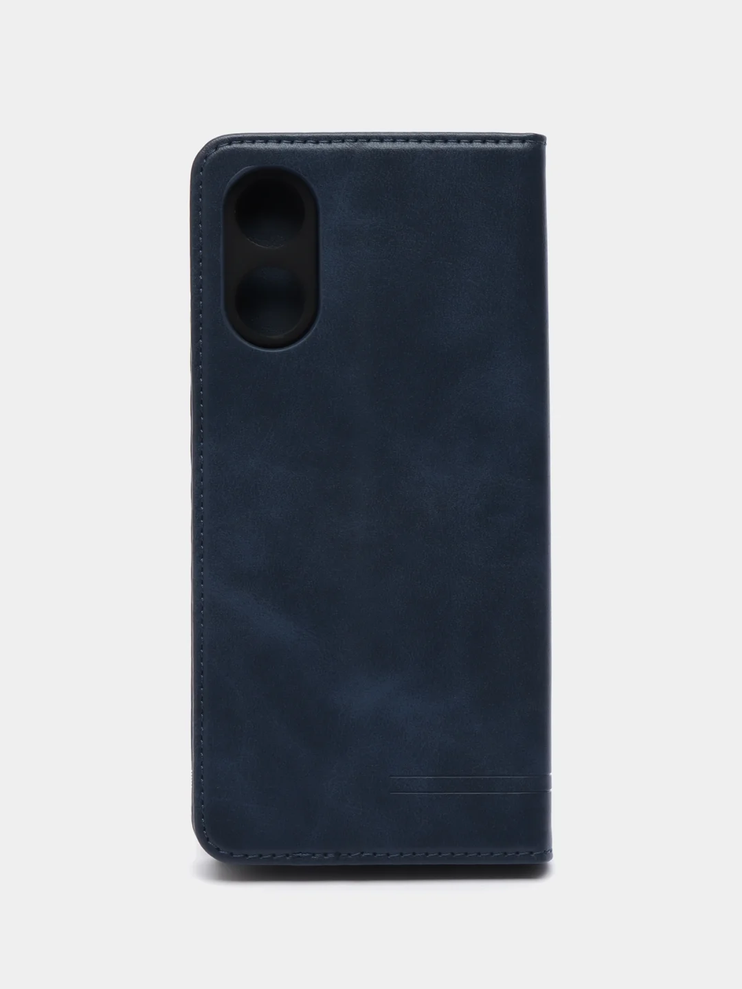 Синий чехол-книжка GQ для Oppo A17 / Oppo A17K (Оппо А 17) из высококачественной эко кожи