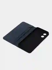Синий чехол-книжка GQ для Oppo A17 / Oppo A17K (Оппо А 17) из высококачественной эко кожи