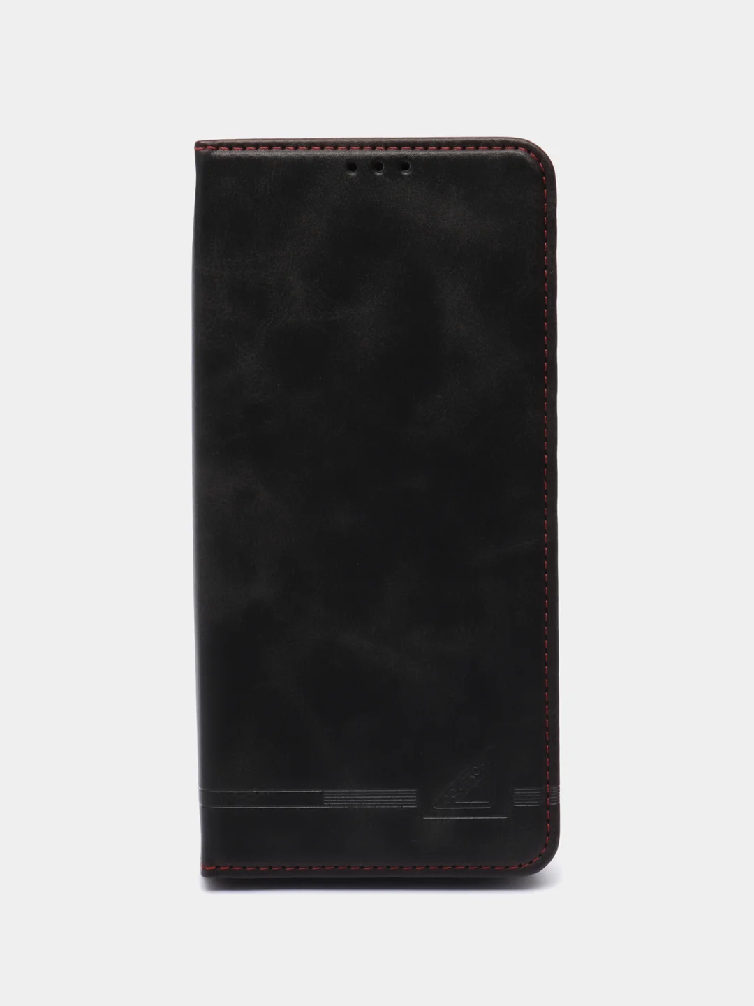 Черный чехол-книжка GQ для Oppo A17 / Oppo A17K (Оппо А 17) из высококачественной эко кожи