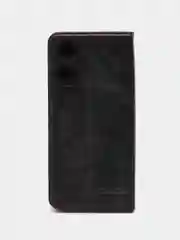 Черный чехол-книжка GQ для Oppo A17 / Oppo A17K (Оппо А 17) из высококачественной эко кожи