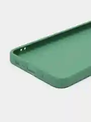 Зеленый чехол силиконовый для Oppo A 17 K / Оппо A 17 K, матовый, с защитой камеры