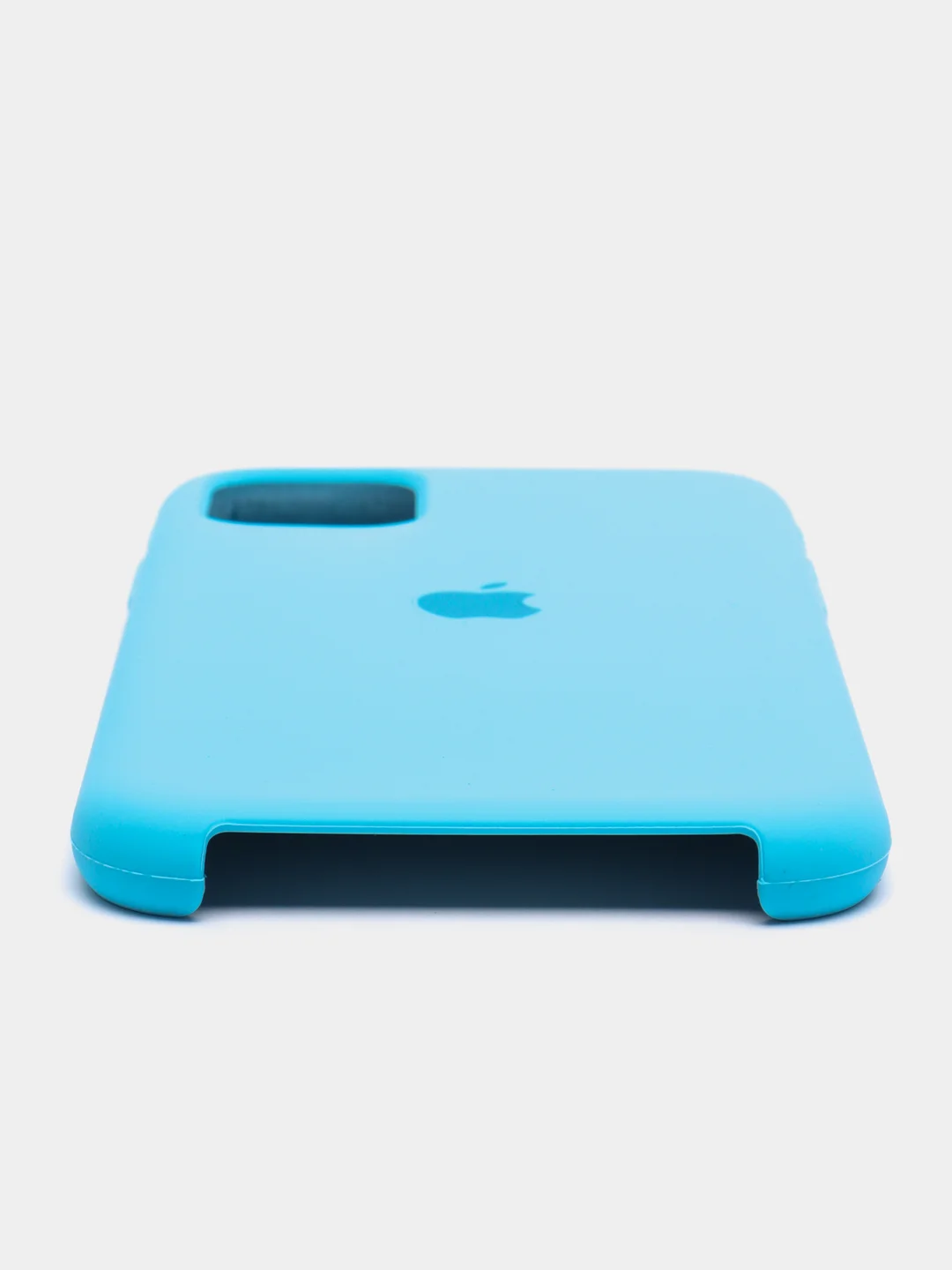 Синий чехол для iPhone 12 11 XR XS 7 8 SE Plus Pro Max силиконовый айфон