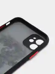 Красный чехол на iPhone (Айфон) 11/13/14/15/X/XR/7/8 Plus/SE2/XS Max/12 Pro Max про макс