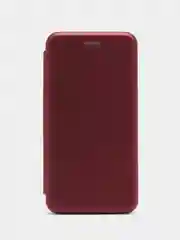 Бордовый чехол книжка Huawei Honor P Smart 2020 (Хуавей Хонор П Смарт 2020)