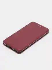 Бордовый чехол книжка Huawei Honor P Smart 2020 (Хуавей Хонор П Смарт 2020)